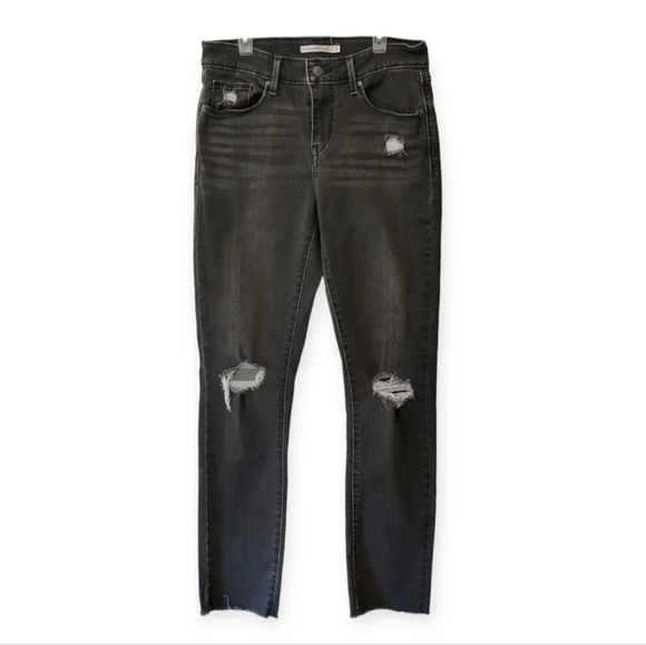 Levi's stretch mid rise skinny jeans - Picture 1 of 10